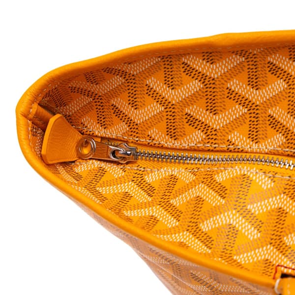 Pre-owned Goyard Goyardine Artois PM Yellow