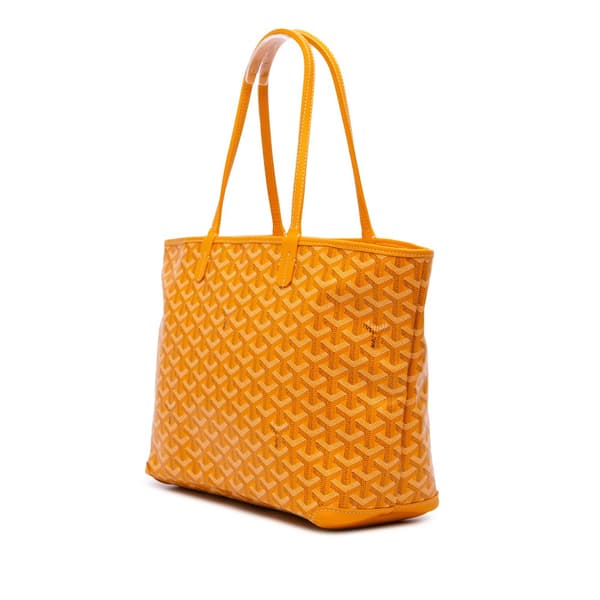 Pre-owned Goyard Goyardine Artois PM Yellow