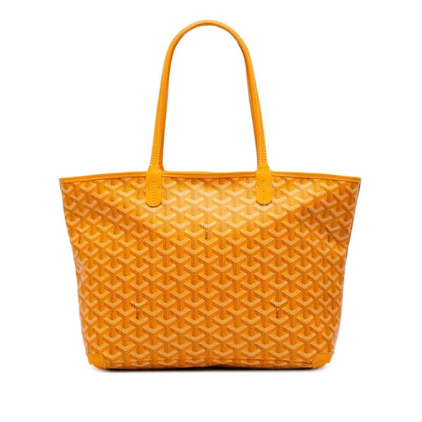 Pre-owned Goyard Goyardine Artois PM Yellow