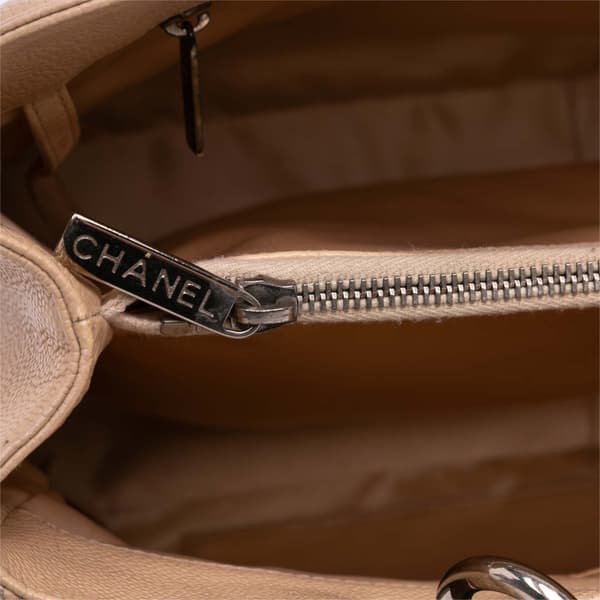 Pre-owned Chanel Caviar Grand Shopping Tote Brown