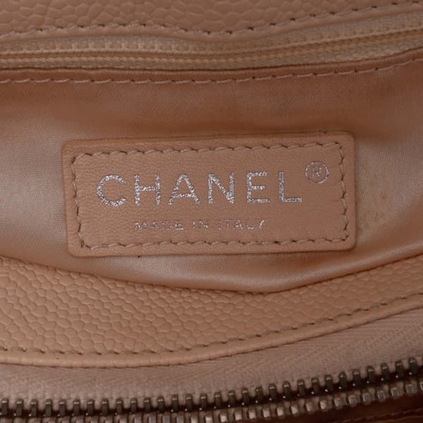 Pre-owned Chanel Caviar Grand Shopping Tote Brown