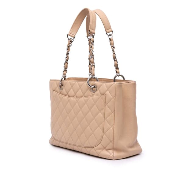 Pre-owned Chanel Caviar Grand Shopping Tote Brown