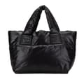 Miniatyrbilde 1 av 10: Pre-owned Chanel Small Quilted Nylon Coco Cocoon Tote Black