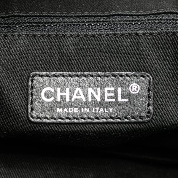 Pre-owned Chanel Small Reissue Lambskin 8 Knots Tote Black