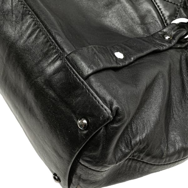 Pre-owned Chanel Small Reissue Lambskin 8 Knots Tote Black