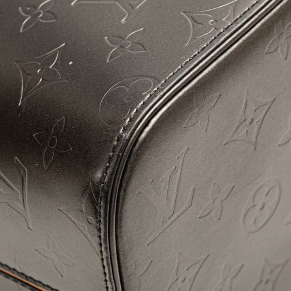 Pre-owned Louis Vuitton Monogram Mat Stockton Gray