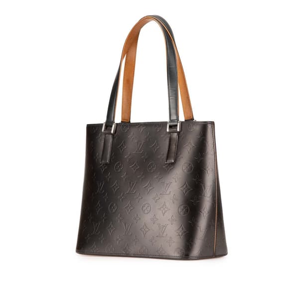 Pre-owned Louis Vuitton Monogram Mat Stockton Gray
