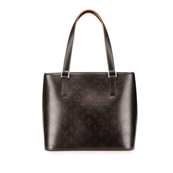 Pre-owned Louis Vuitton Monogram Mat Stockton Gray