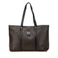 Pikkukuva 1 / 10: Pre-owned Celine Macadam Coated Canvas Tote Black