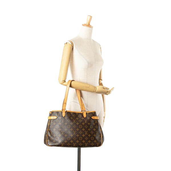 Pre-owned Louis Vuitton Monogram Batignolles Horizontal Brown