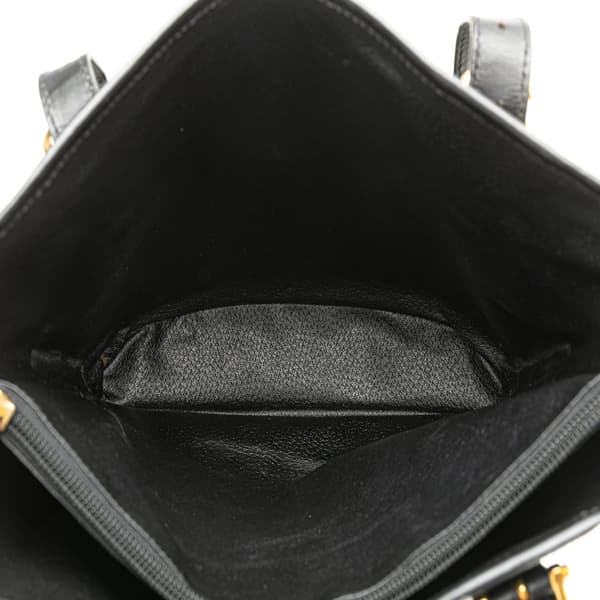 Pre-owned Celine Macadam Coated Canvas Tote Black