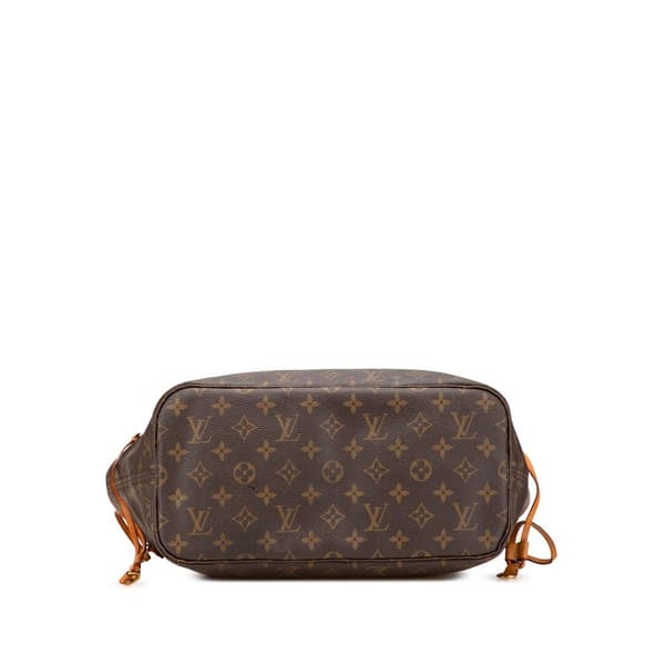 Pre-owned Louis Vuitton Monogram Neverfull MM Brown