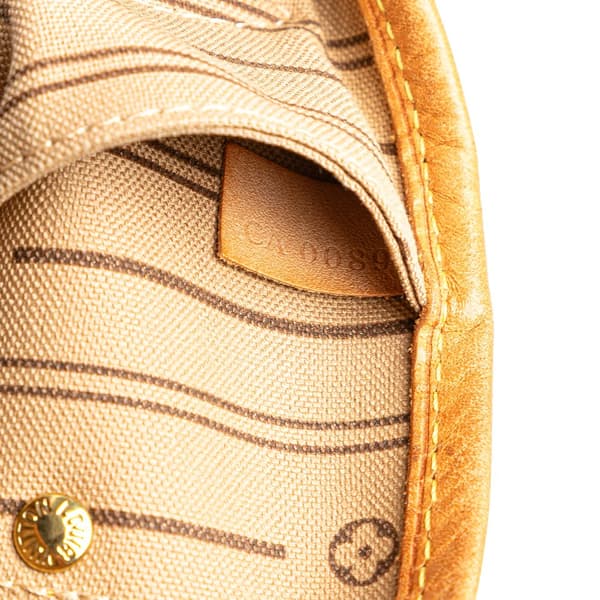 Pre-owned Louis Vuitton Monogram Neverfull MM Brown