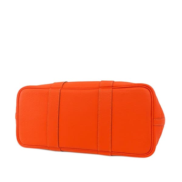 Pre-owned Hermès Negonda Garden Party 30 Orange