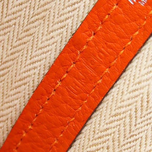 Pre-owned Hermès Negonda Garden Party 30 Orange
