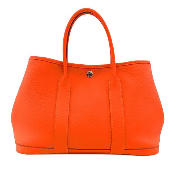 Pre-owned Chanel Negonda Garden Party 30 Orange