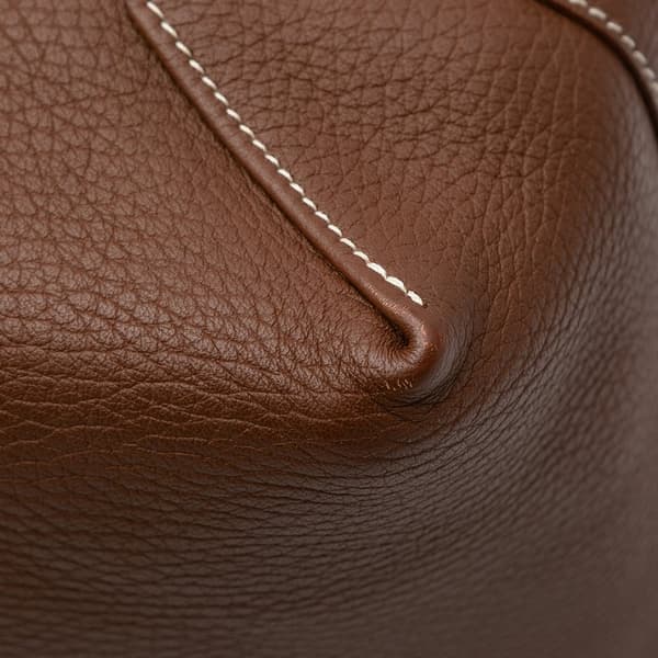 Pre-owned Hermès Clemence Double Sens 36 Brown