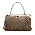 Miniatyrbild 1 av 10: Pre-owned Gucci GG Canvas Abbey D Ring Tote Brown