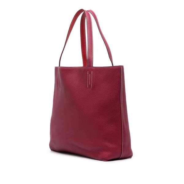 Pre-owned Hermès Clemence Double Sens 36 Pink
