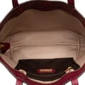 Miniatyrbild 4 av 10: Pre-owned Ferragamo Leather Gancini Tote Red