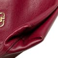 Miniatyrbild 7 av 10: Pre-owned Ferragamo Leather Gancini Tote Red