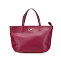 Miniatyrbild 1 av 10: Pre-owned Ferragamo Leather Gancini Tote Red