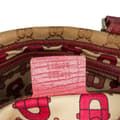Miniatyrbild 6 av 10: Pre-owned Gucci GG Canvas Web Jolicoeur Tote Brown