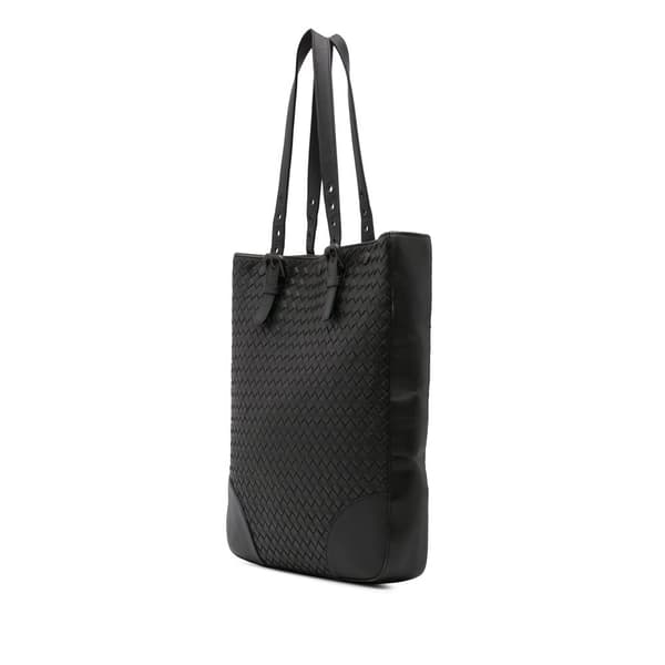 Pre-owned Bottega Veneta Nappa Intrecciato Tote Black