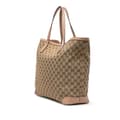 Miniatyrbild 2 av 8: Pre-owned Gucci GG Canvas Soft Stirrup Tote Brown
