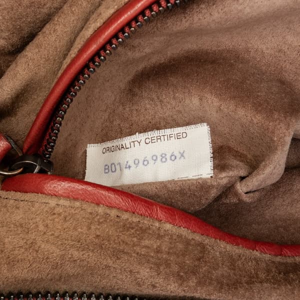 Pre-owned Bottega Veneta Nappa Intrecciato Tote Red