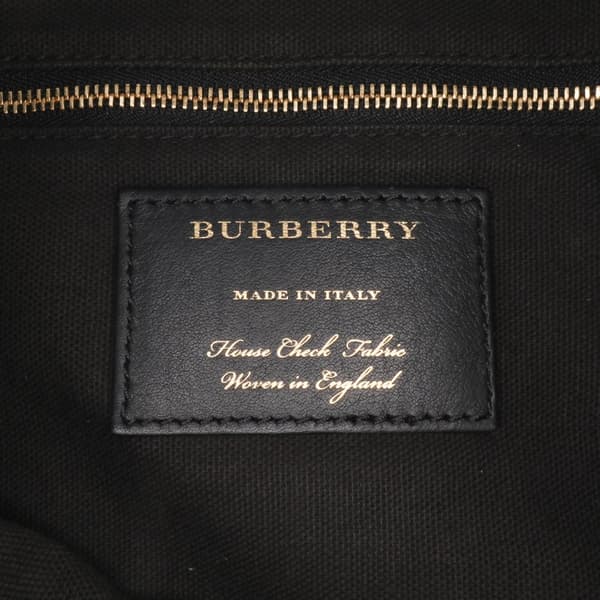 Pre-owned Burberry House Check Canvas and Leather Canterbury Tote Pink