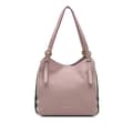 Miniatyrbilde 1 av 10: Pre-owned Burberry House Check Canvas and Leather Canterbury Tote Pink
