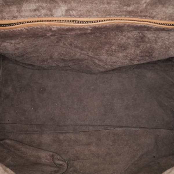 Pre-owned Bottega Veneta Nappa Intrecciato Brick Tote Brown