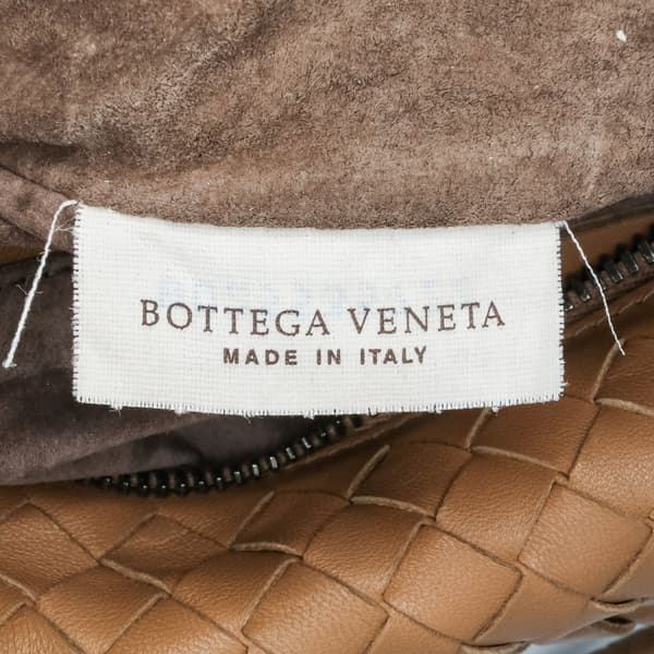 Pre-owned Bottega Veneta Nappa Intrecciato Brick Tote Brown