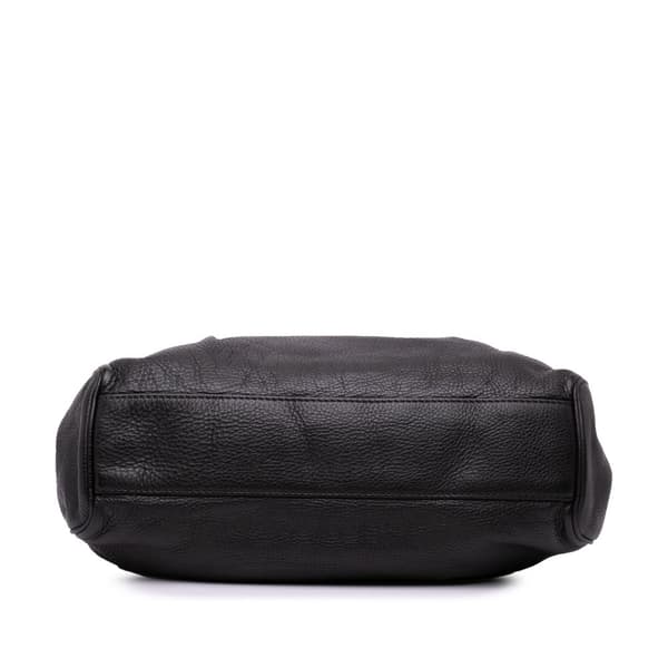 Pre-owned Gucci Medium Calfskin Sukey Tote Black