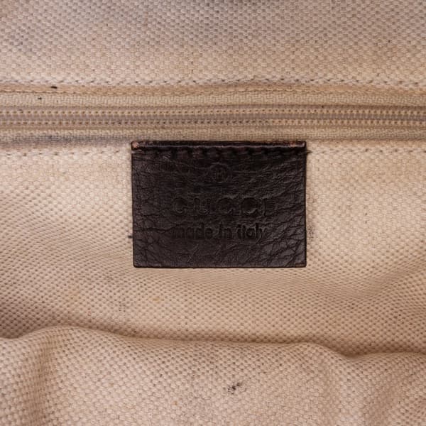 Pre-owned Gucci Medium Calfskin Sukey Tote Black