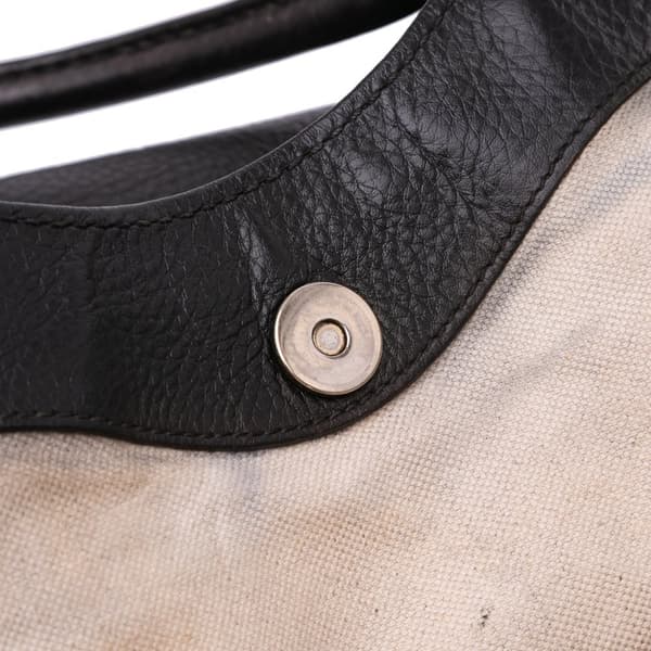 Pre-owned Gucci Medium Calfskin Sukey Tote Black