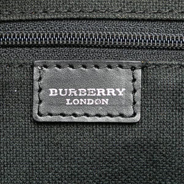 Pre-owned Burberry House Check Canvas Tote Brown