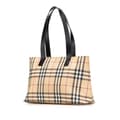Miniatyrbilde 2 av 10: Pre-owned Burberry House Check Canvas Tote Brown
