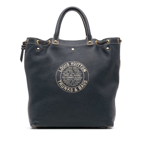 Pre-owned Louis Vuitton Tobago Trunks and Bags Shoe Bag Blue