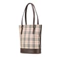Miniatyrbilde 2 av 10: Pre-owned Burberry House Check Canvas Tote Brown