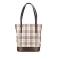 Miniatyrbilde 1 av 10: Pre-owned Burberry House Check Canvas Tote Brown