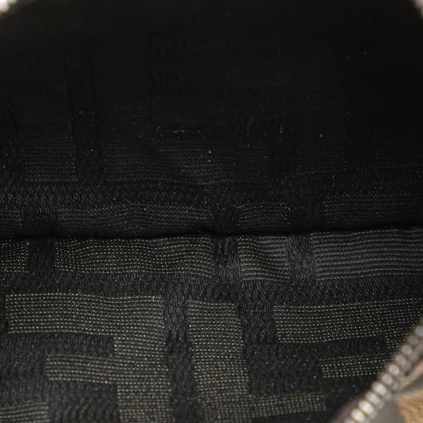 Pre-owned Fendi Medium Zucca Canvas Roll Tote Brown