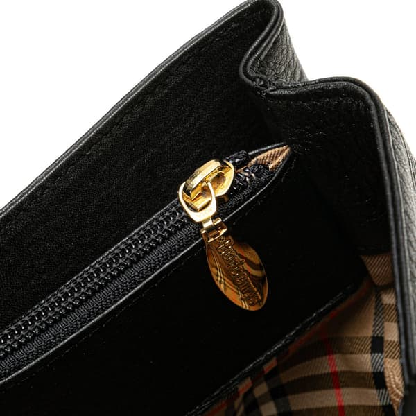 Pre-owned Burberry Leather Tote Black