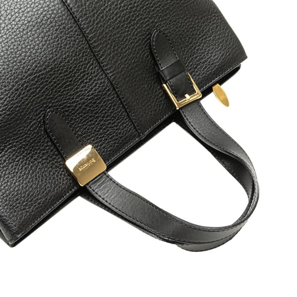 Pre-owned Burberry Leather Tote Black