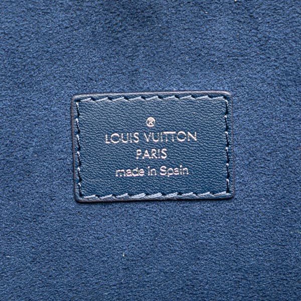 Pre-owned Louis Vuitton Epi Neverfull MM Blue