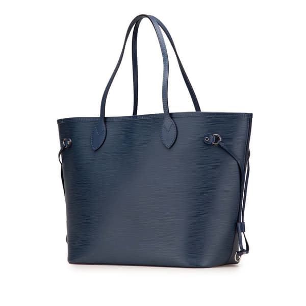 Pre-owned Louis Vuitton Epi Neverfull MM Blue