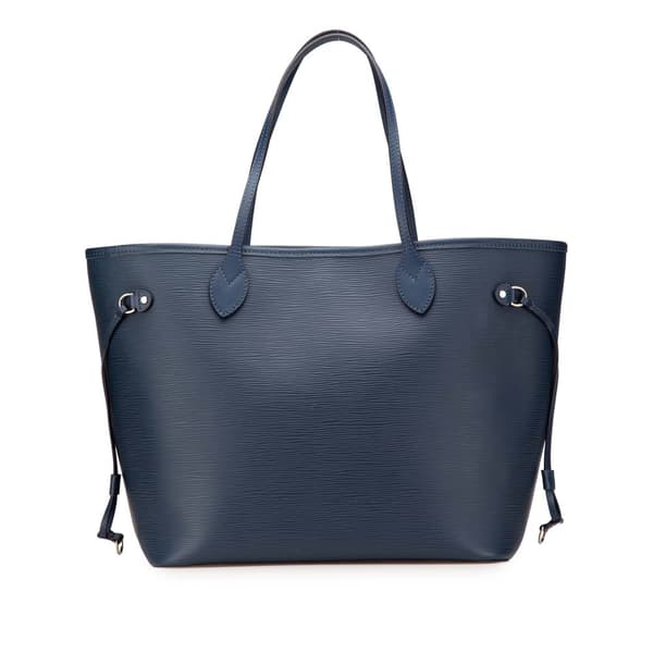 Pre-owned Louis Vuitton Epi Neverfull MM Blue