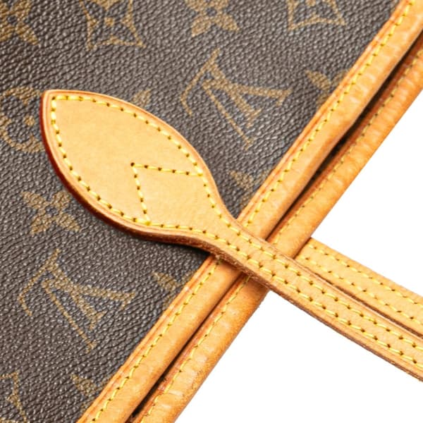 Pre-owned Louis Vuitton Monogram Neverfull MM Brown