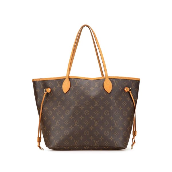 Pre-owned Louis Vuitton Monogram Neverfull MM Brown